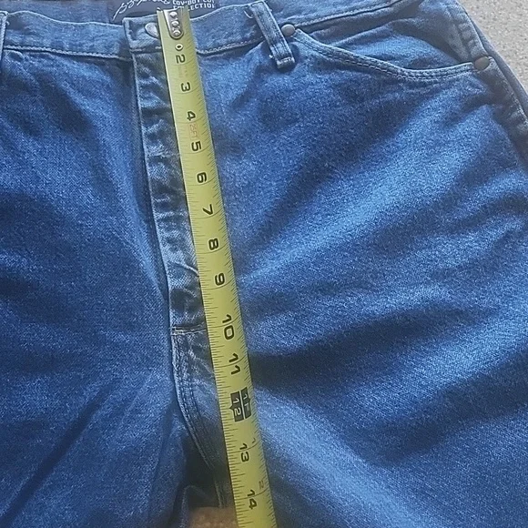 Men's 36x38 Wrangler 13MGSHD George Straight Orig Fit Cowboy Cut Jeans - Picture 8 of 12